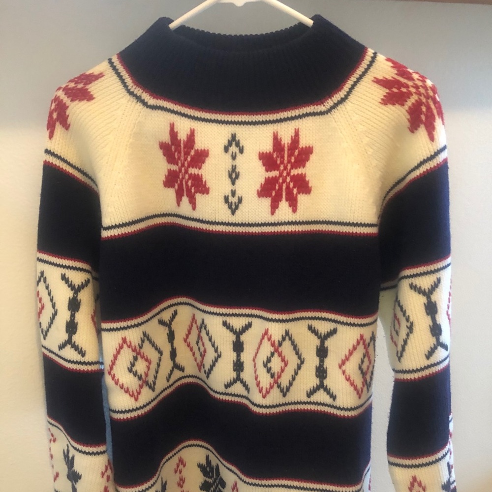 Vintage 70s JC Penney Men’s Ski Sweater -Large